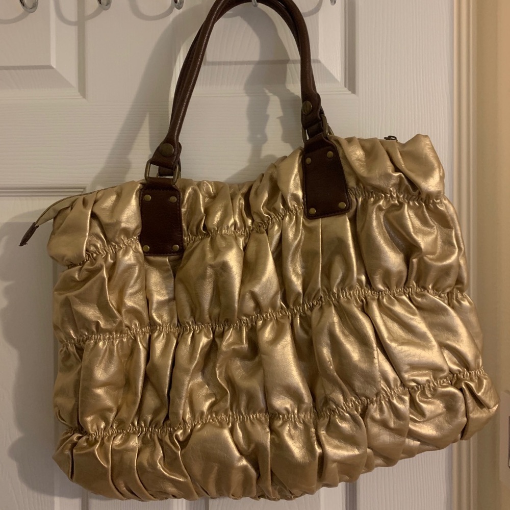 Gold Tote Bag